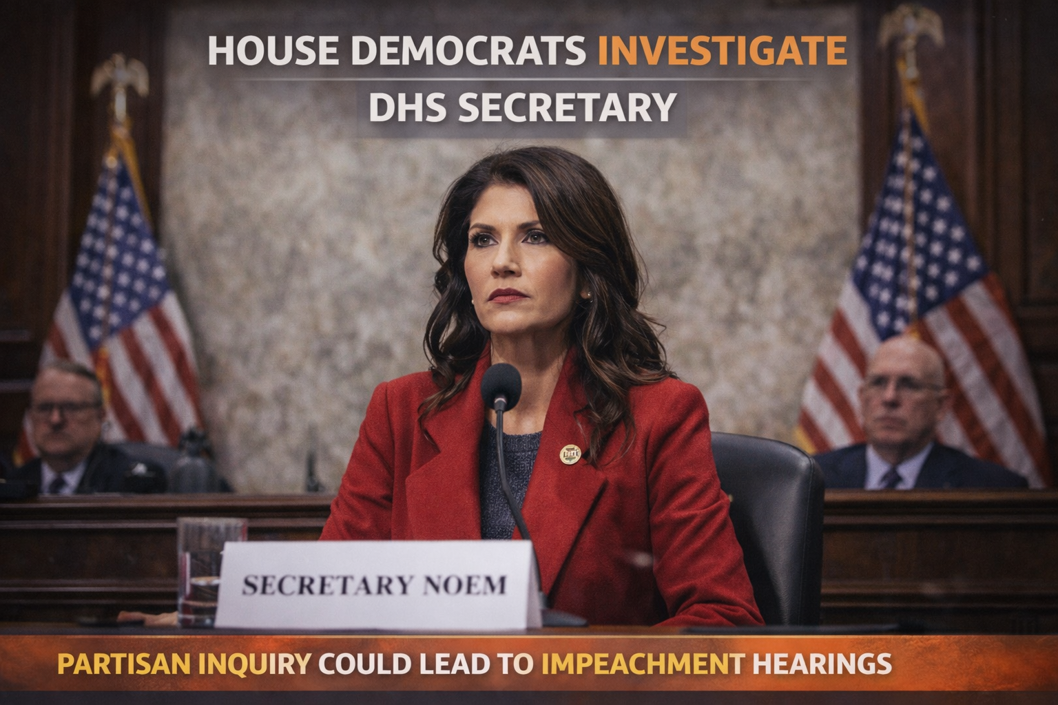 House Democrats Launch Investigation of DHS Secretary