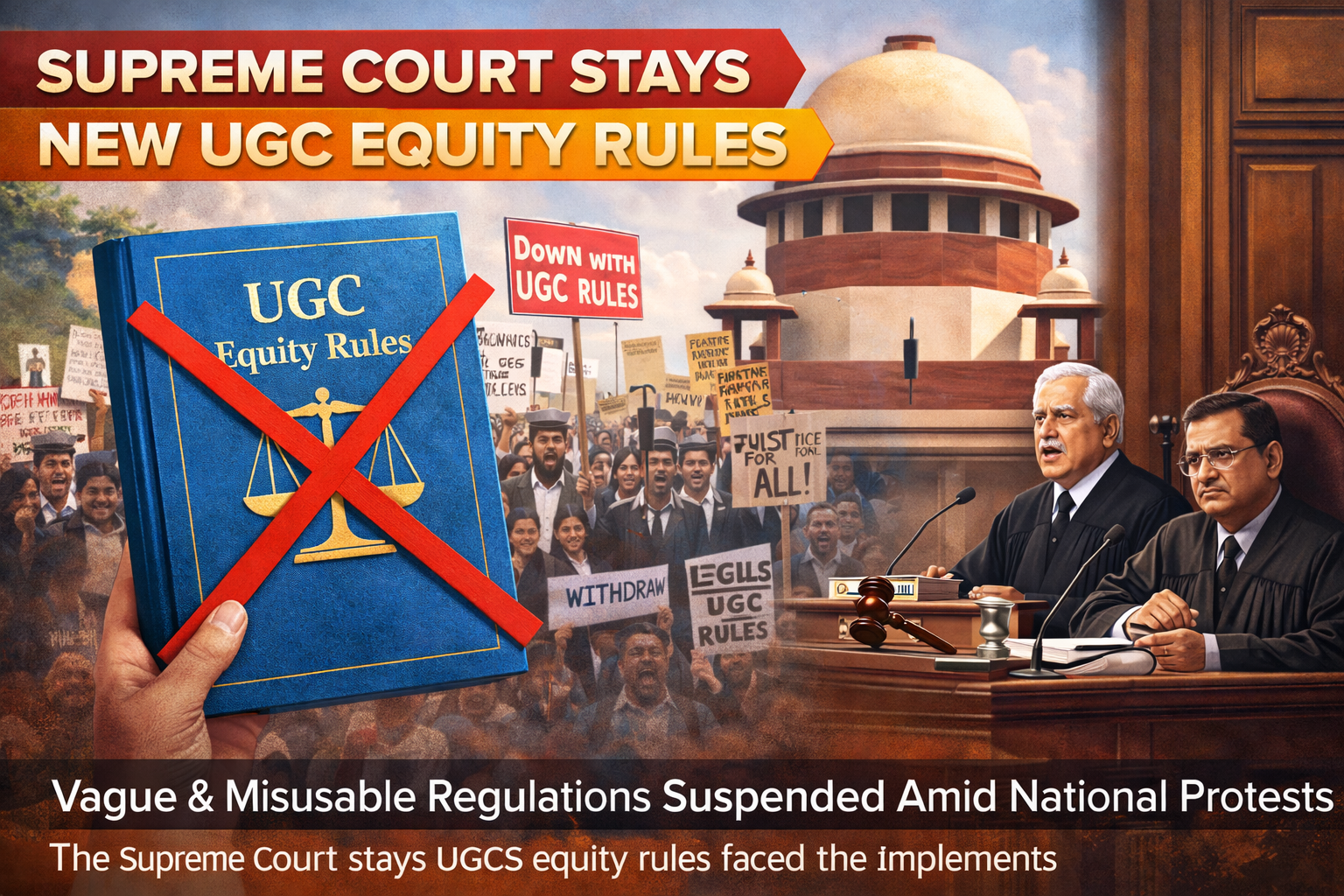 Supreme Court Stays New UGC Equity Rules