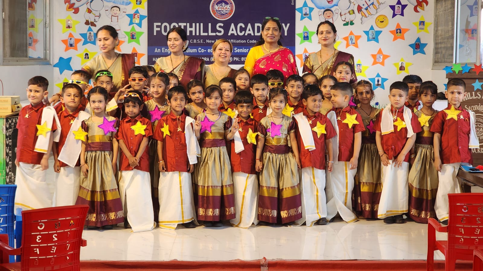 Foothills Academy Celebrates Bal Vatika Graduation with South Indian Cultural Flair