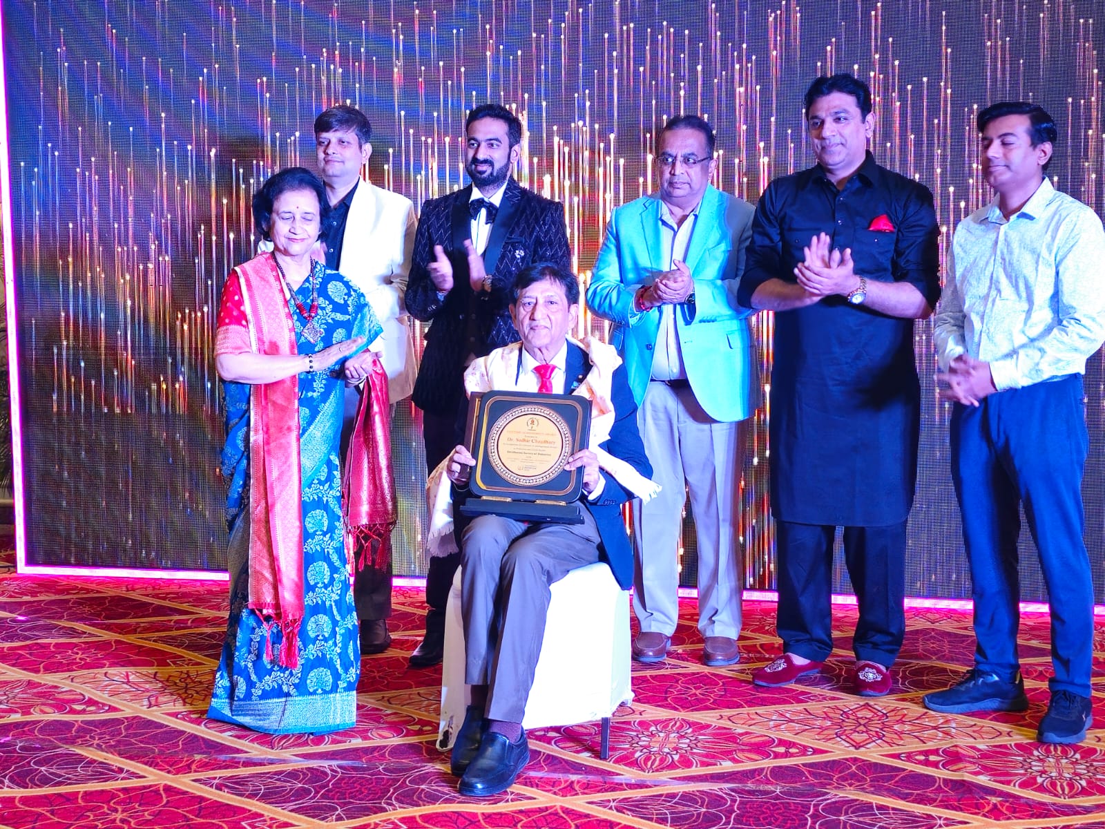 Eminent Pediatrician Dr. Sudhir Chaudhary Conferred Lifetime Achievement Award at Pedicon-26